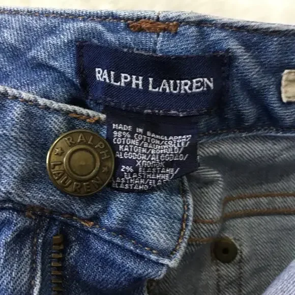 Ralph Lauren Light Blue Girl Bootcut Jeans - Picture 11 of 16